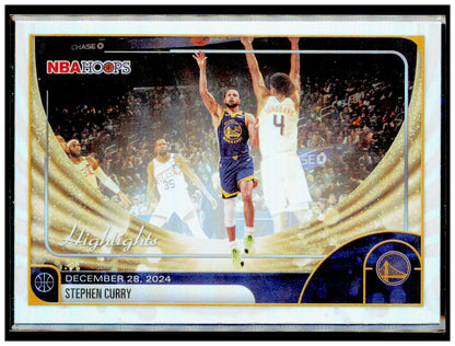 2025-26 Hoops Stephen Curry Card Golden State Warriors