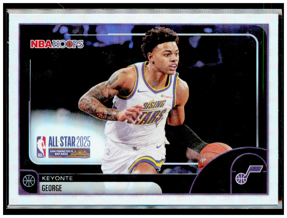2025-26 Hoops Keyonte George Card Utah Jazz
