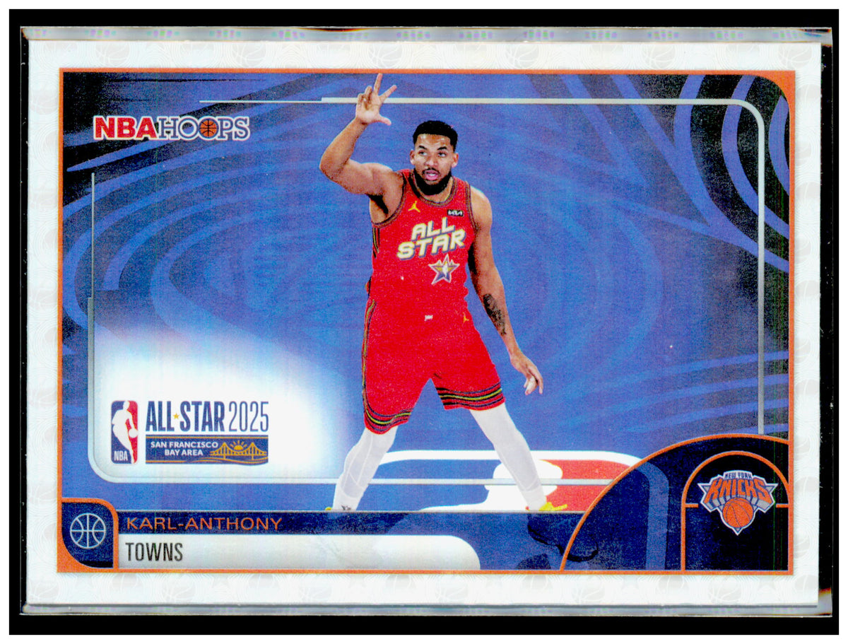 2025-26 Hoops Karl-Anthony Towns Card New York Knicks
