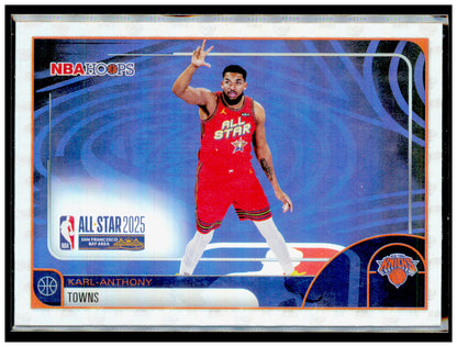 2025-26 Hoops Karl-Anthony Towns Card New York Knicks