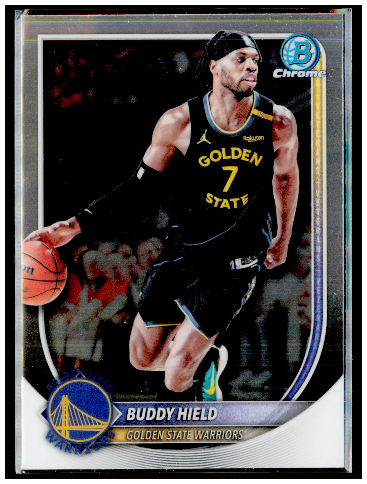 2025-26 Bowman Buddy Hield Card Chrome Golden State Warriors