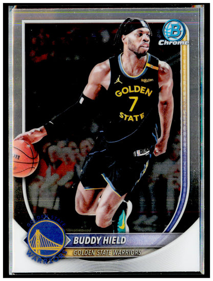 2025-26 Bowman Buddy Hield Card Chrome Golden State Warriors