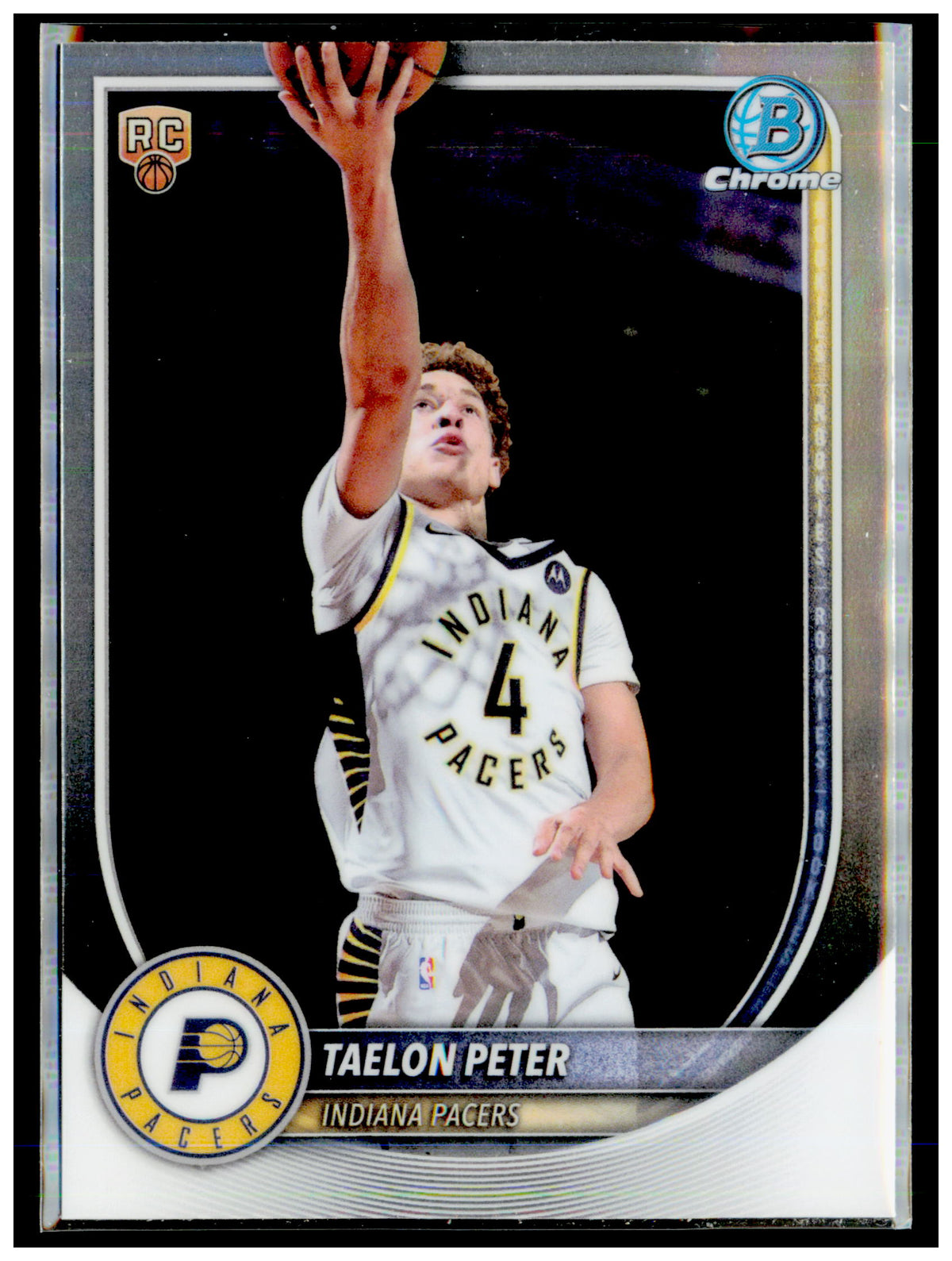 2025-26 Bowman Taelon Peter Card RC Indiana Pacers
