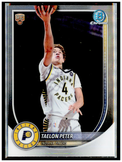 2025-26 Bowman Taelon Peter Card RC Indiana Pacers