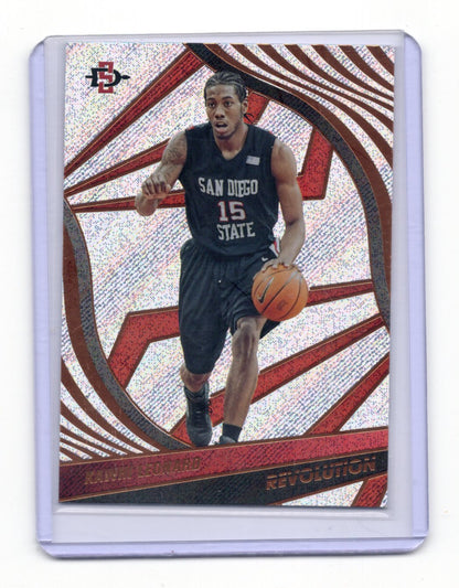 2022 Panini Chronicles Draft Picks Kawhi Leonard Card Revolution  Aztecs