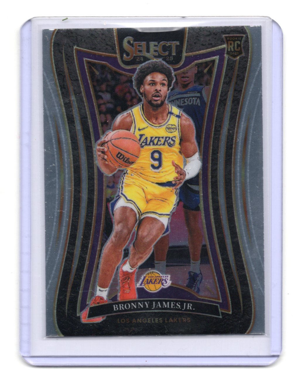2024-25 Panini Select Bronny James Jr. Card RC Los Angeles Lakers