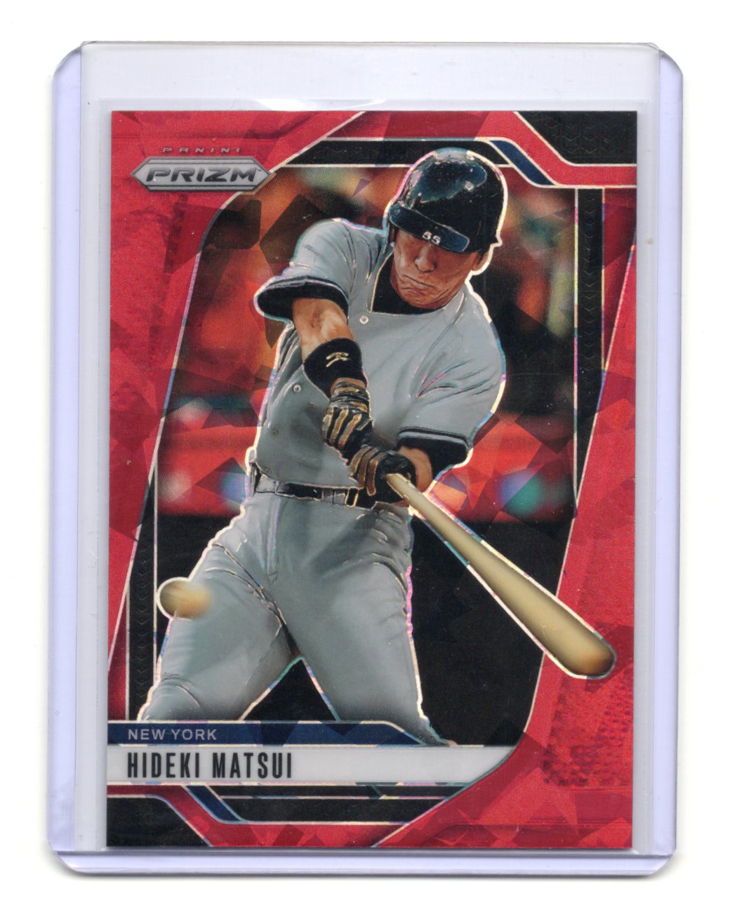 2025 Panini Prizm Hideki Matsui Card Red Ice Prizms New York Yankees
