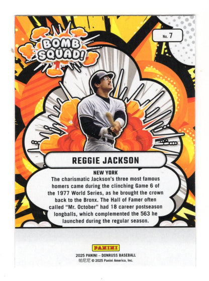 2025 Donruss Reggie Jackson Card Bomb Squad New York Yankees