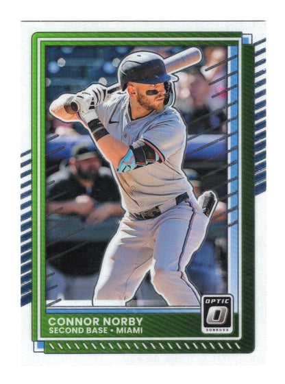 2025 Donruss Connor Norby Card Optic RC Miami Marlins