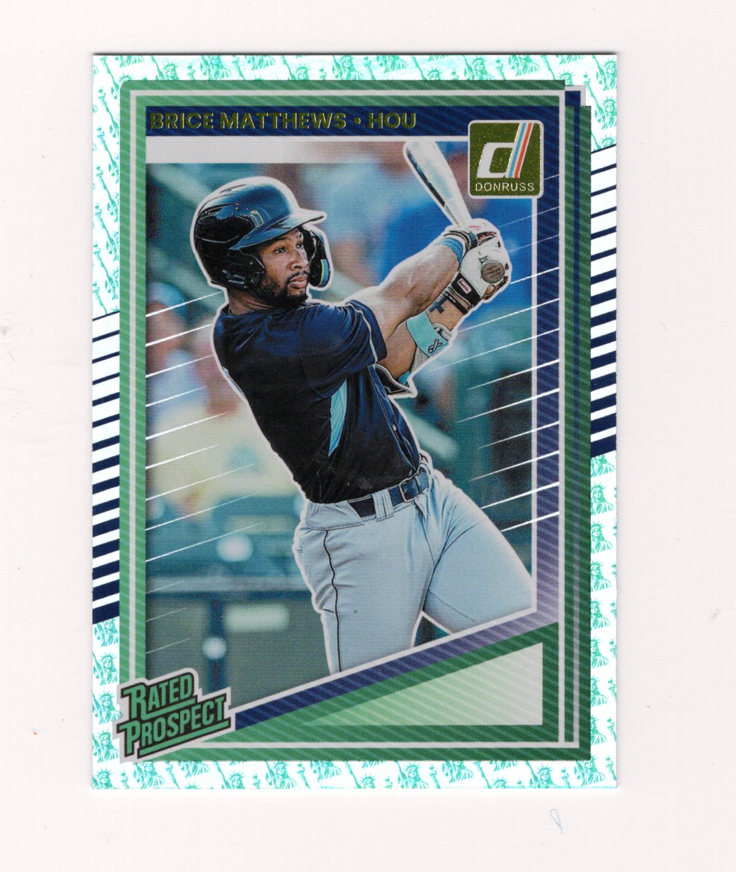 2025 Donruss Brice Matthews Card Liberty Houston Astros