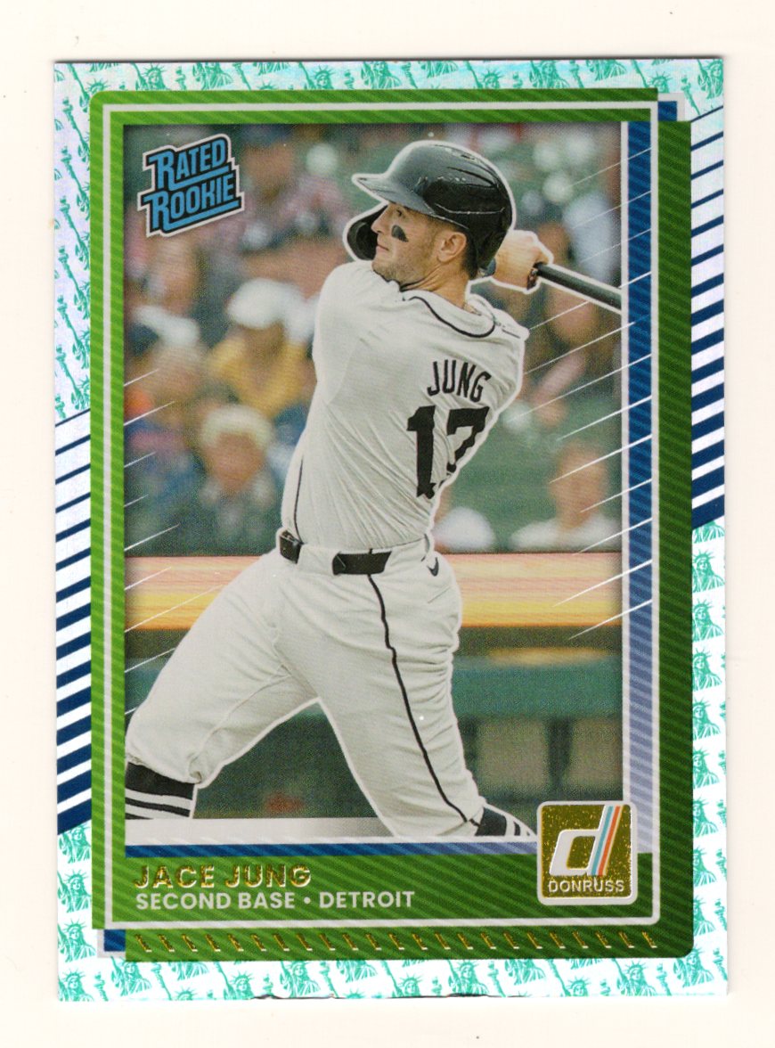 2025 Donruss Jace Jung Card Liberty RC Detroit Tigers