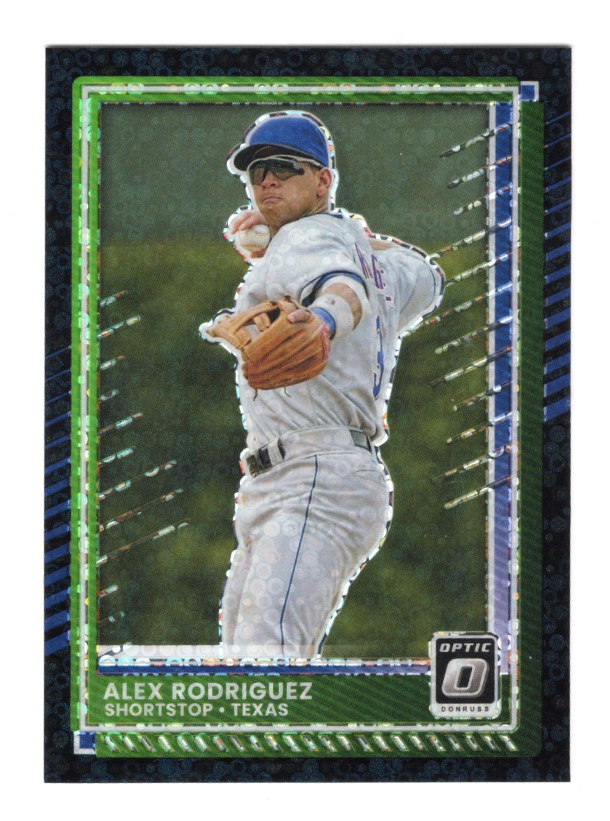 2025 Donruss Alex Rodriguez Card Optic Circles Texas Rangers