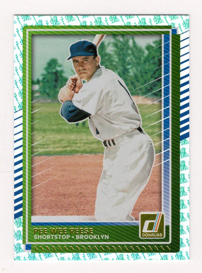 2025 Donruss Pee Wee Reese Card Liberty Brooklyn Dodgers