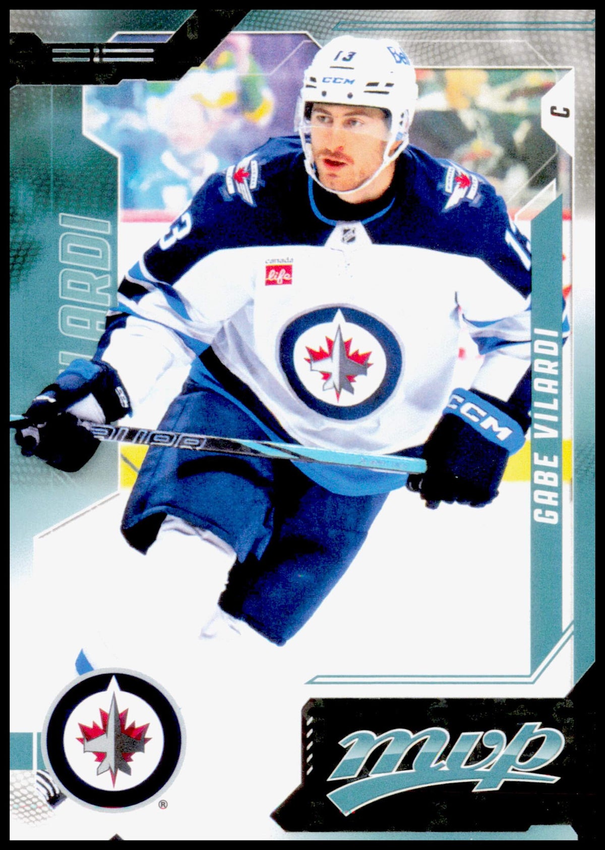 2026-27 Upper Deck MVP Gabe Vilardi Card Winnipeg Jets