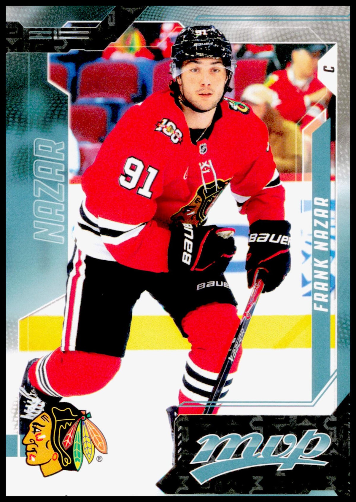 2026-27 Upper Deck MVP Frank Nazar Card Chicago Blackhawks