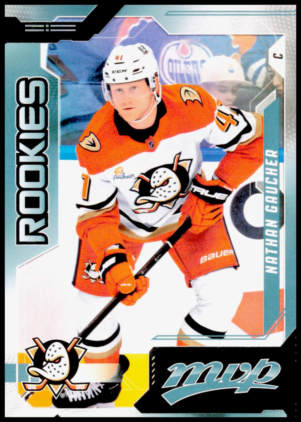 2026-27 Upper Deck MVP Nathan Gaucher Card RC Anaheim Ducks
