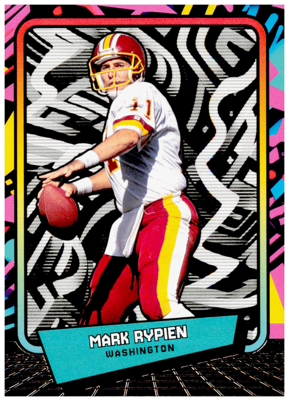 2026 Panini Decades 90s Pop Culture Mark Rypien Card Washington Redskins