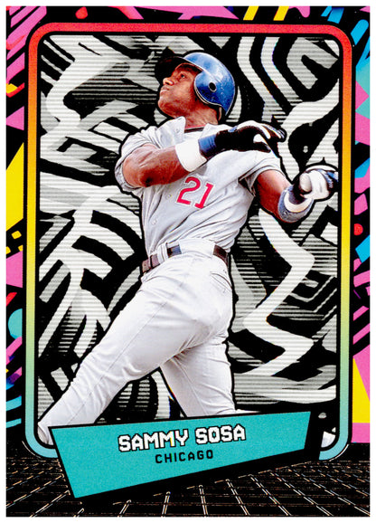 2026 Panini Decades 90s Pop Culture Sammy Sosa Card Chicago Cubs