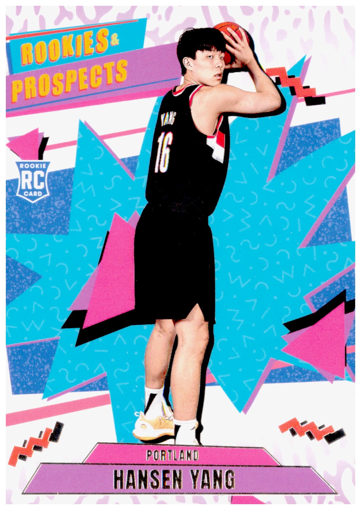 2026 Panini Decades 90s Pop Culture Hansen Yang Card Portland Trail Blazers