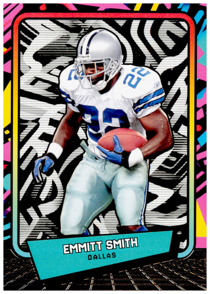 2026 Panini Decades 90s Pop Culture Emmitt Smith Card Dallas Cowboys