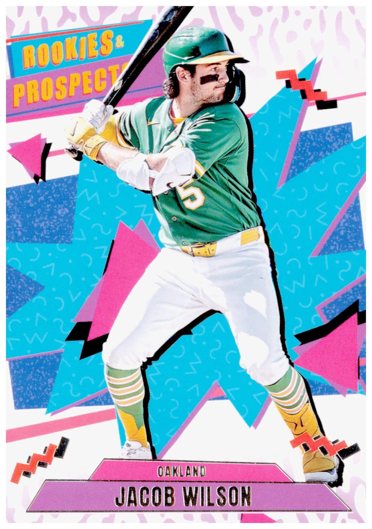 2026 Panini Decades 90s Pop Culture Jacob Wilson Card Athletics