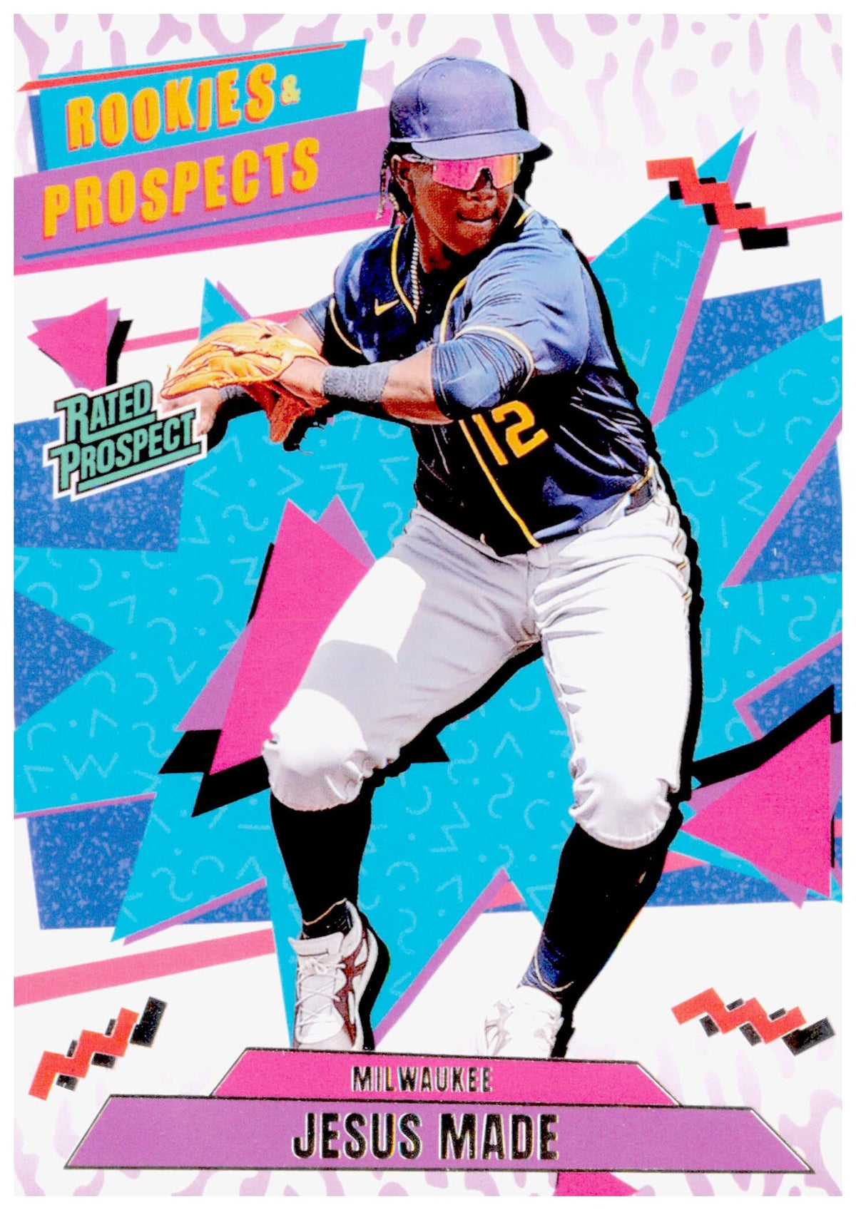 2026 Panini Decades 90s Pop Culture Jesus Made Card Milwaukee Brewers