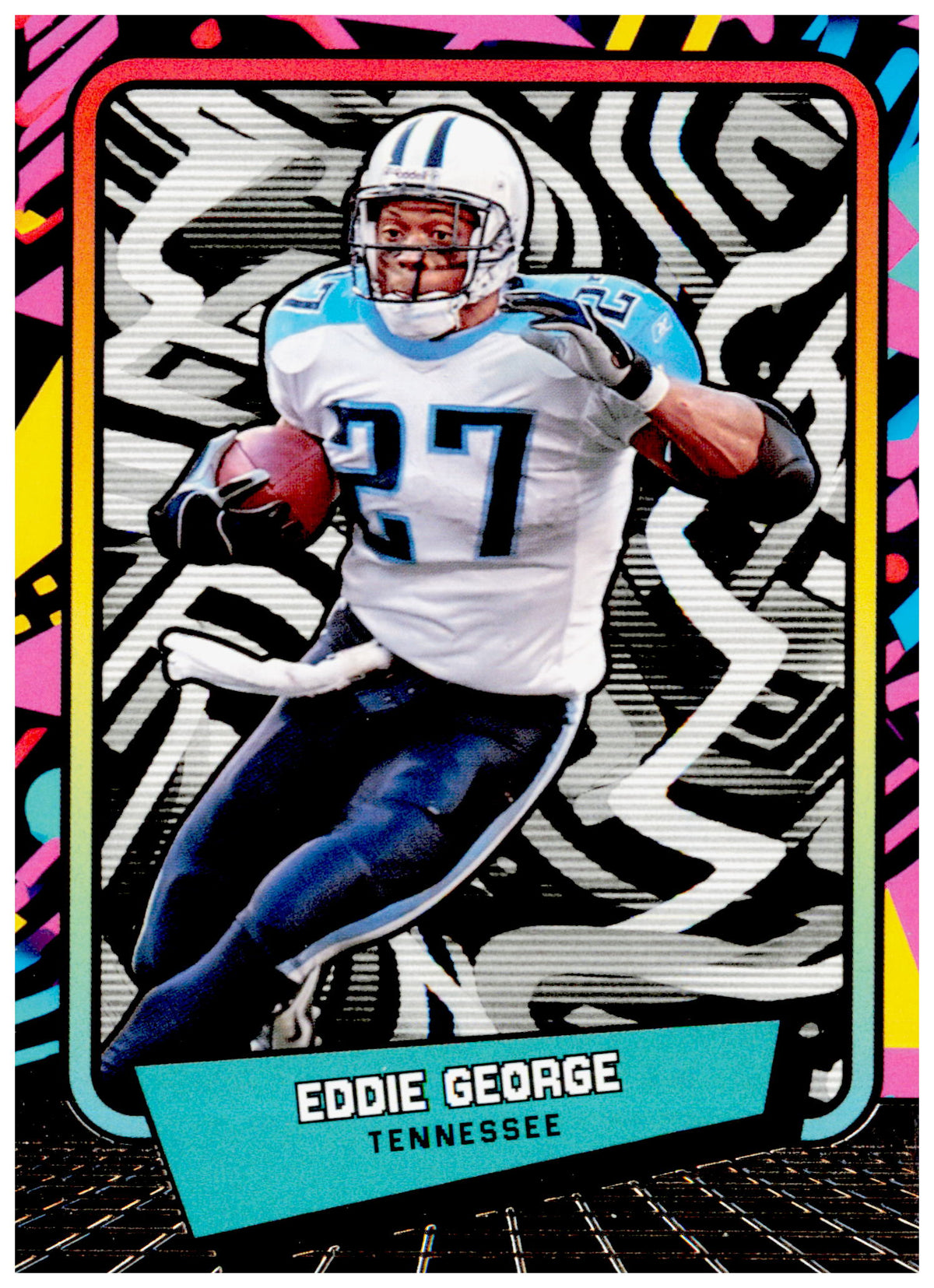 2026 Panini Decades 90s Pop Culture Eddie George Card Tennessee Titans