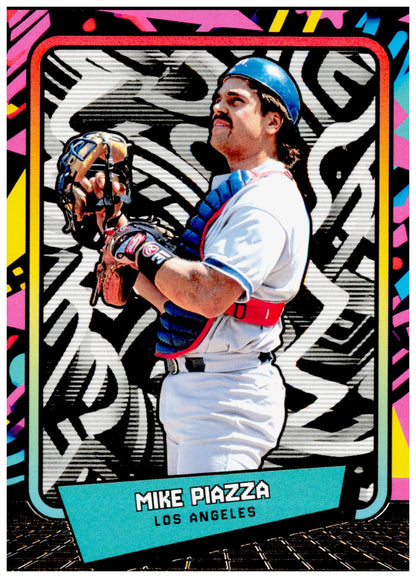 2026 Panini Decades 90s Pop Culture Mike Piazza Card Los Angeles Dodgers