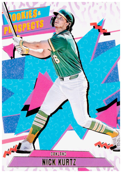 2026 Panini Decades 90s Pop Culture Nick Kurtz Card Athletics