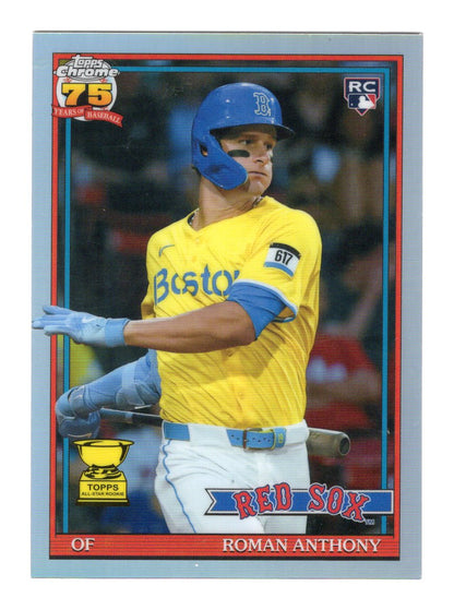 2026 Topps Chrome Roman Anthony Card 1991 Topps Baseball 35th Anniversary