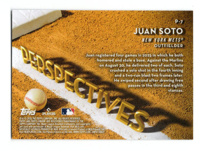 2026 Topps Chrome Juan Soto Card Perspectives New York Mets