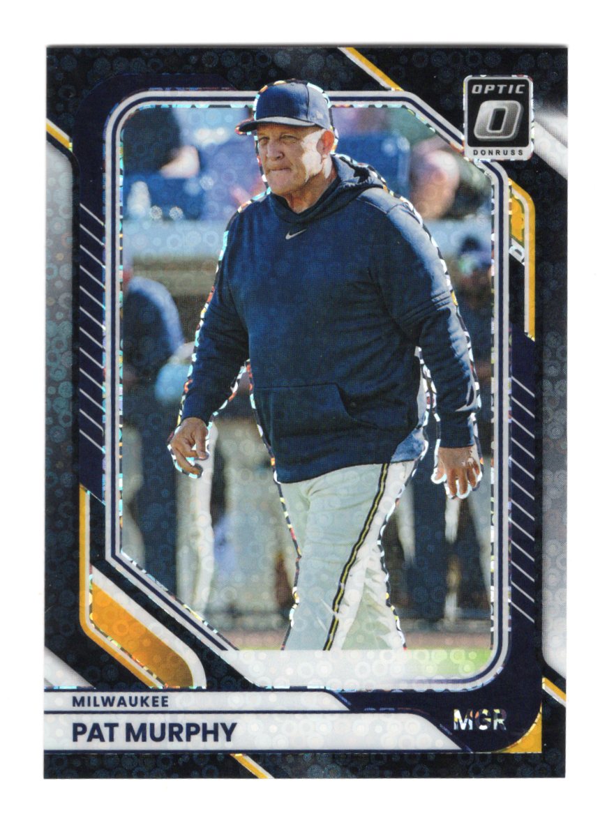 2026 Donruss Pat Murphy Card Optic Circles Milwaukee Brewers