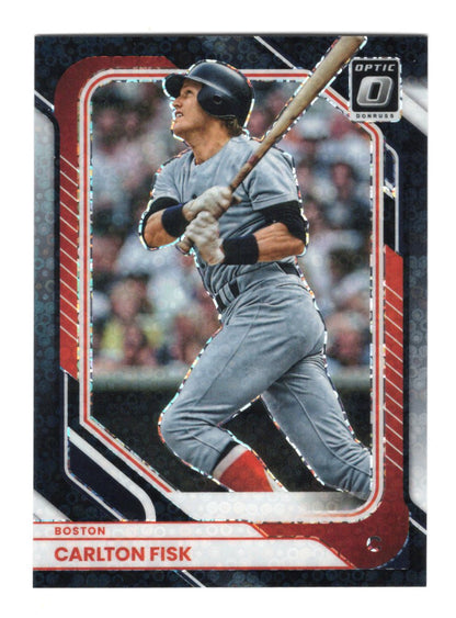 2026 Donruss Carlton Fisk Card Optic Circles Boston Red Sox