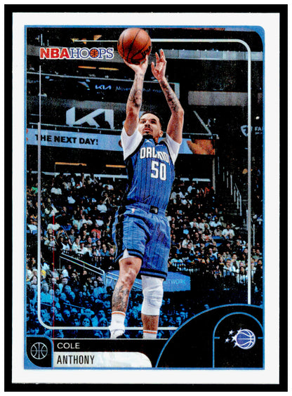 2025-26 Hoops Cole Anthony Card Orlando Magic