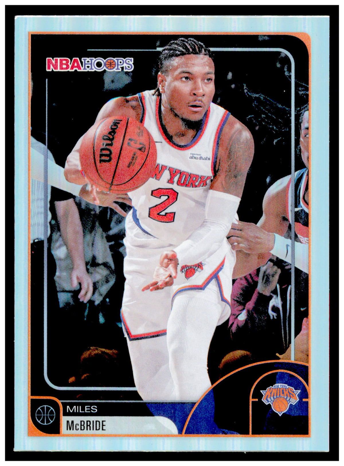 2025-26 Hoops Miles McBride Card New York Knicks