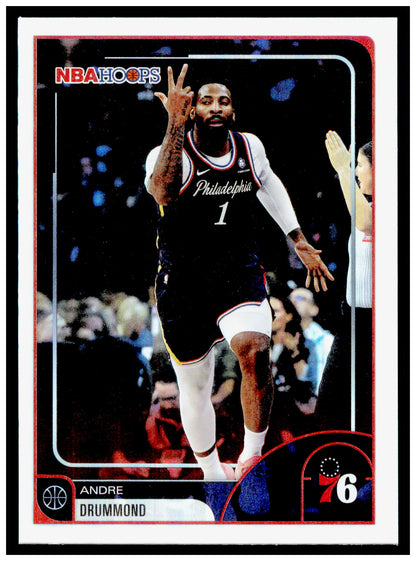 2025-26 Hoops Andre Drummond Card Philadelphia 76ers