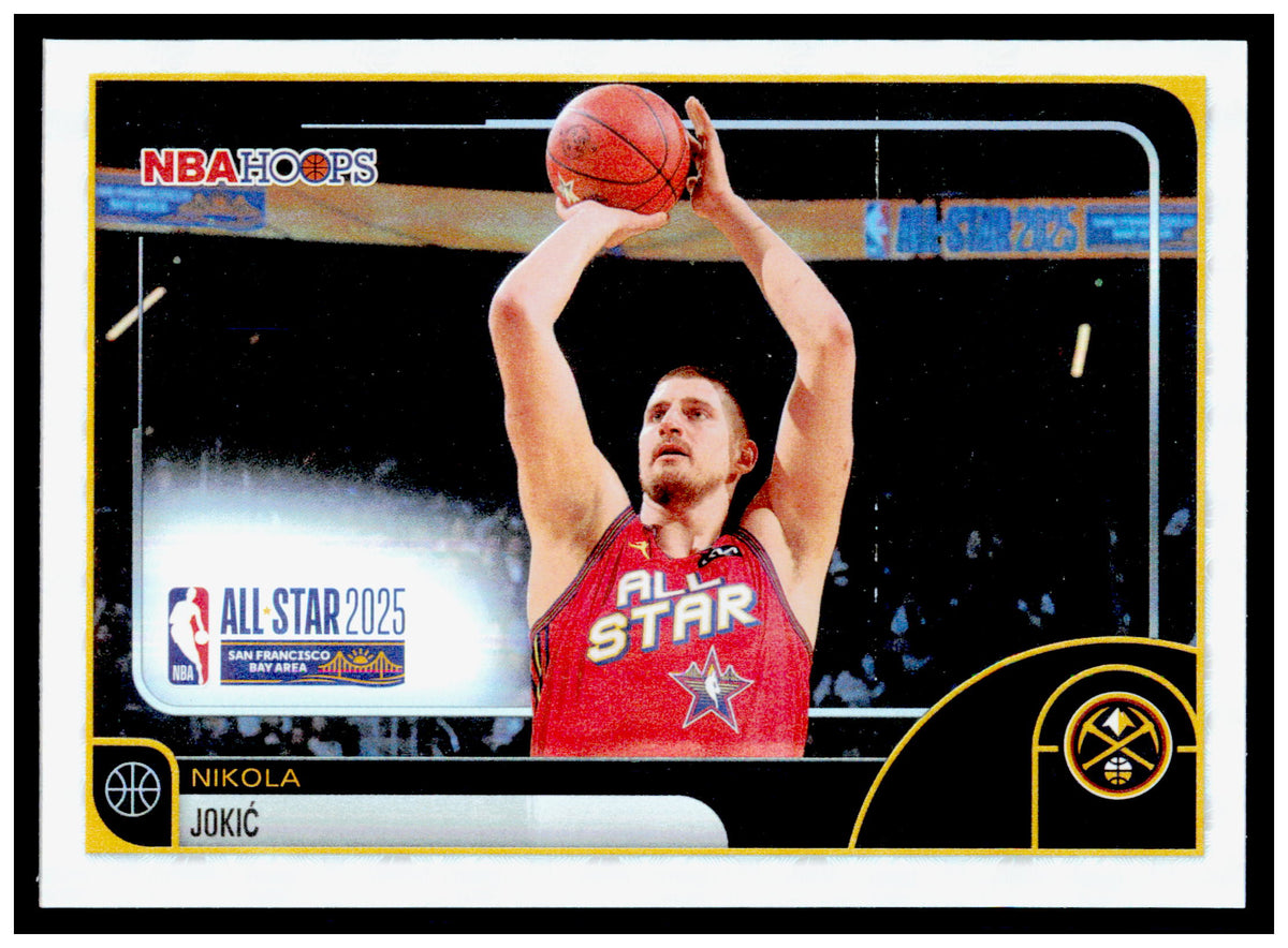 2025-26 Hoops Nikola Jokic Card Denver Nuggets