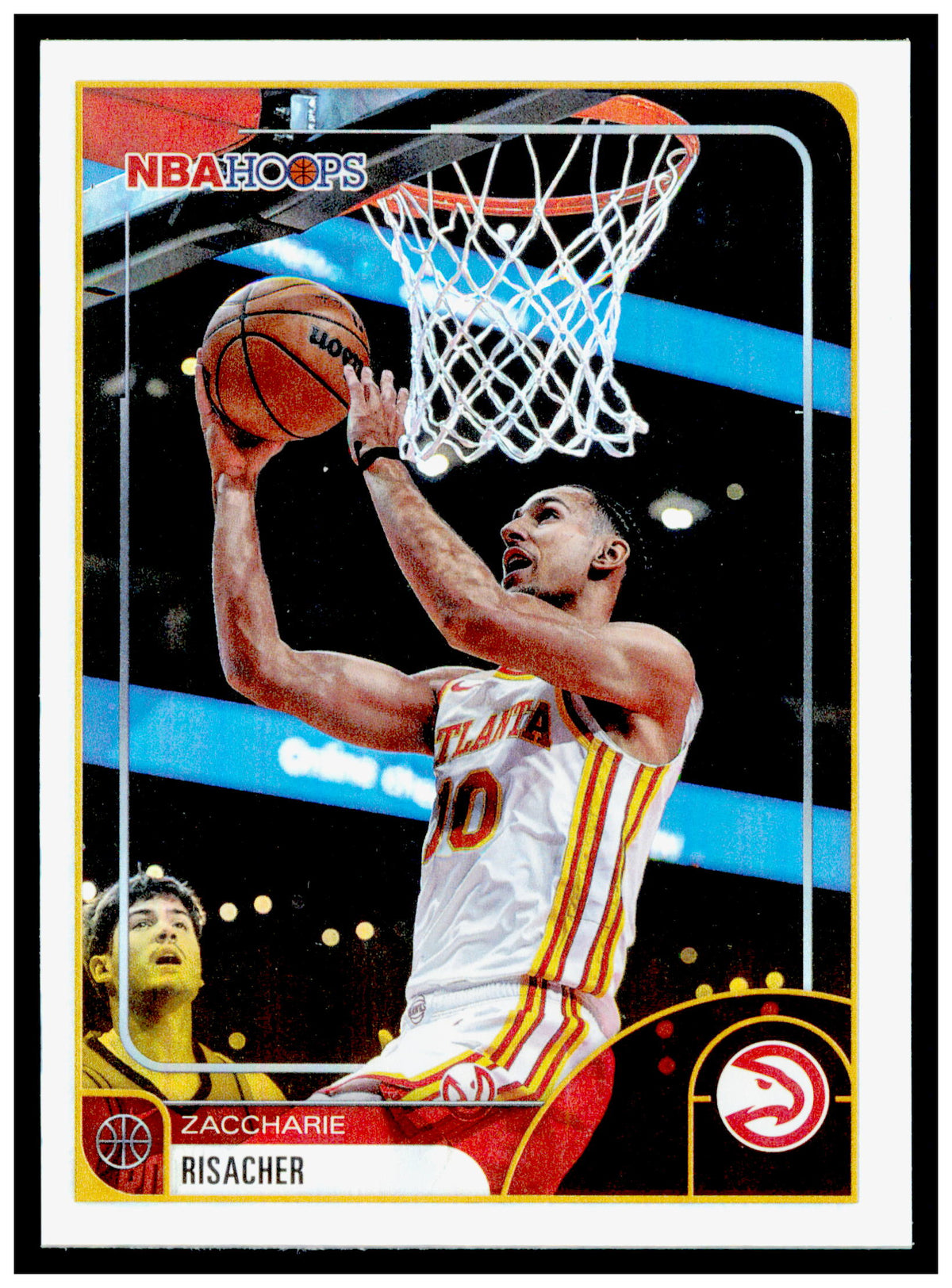 2025-26 Hoops Zaccharie Risacher Card Atlanta Hawks