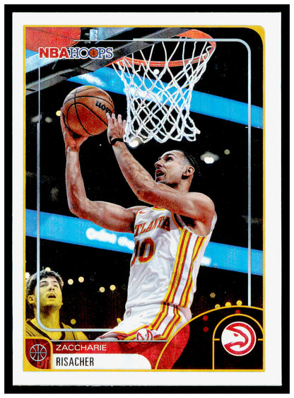2025-26 Hoops Zaccharie Risacher Card Atlanta Hawks