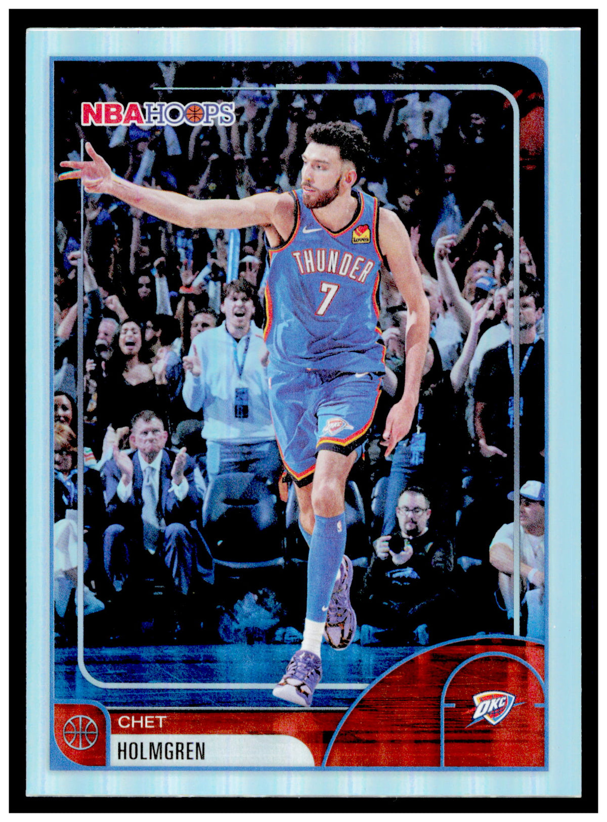 2025-26 Hoops Chet Holmgren Card Oklahoma City Thunder