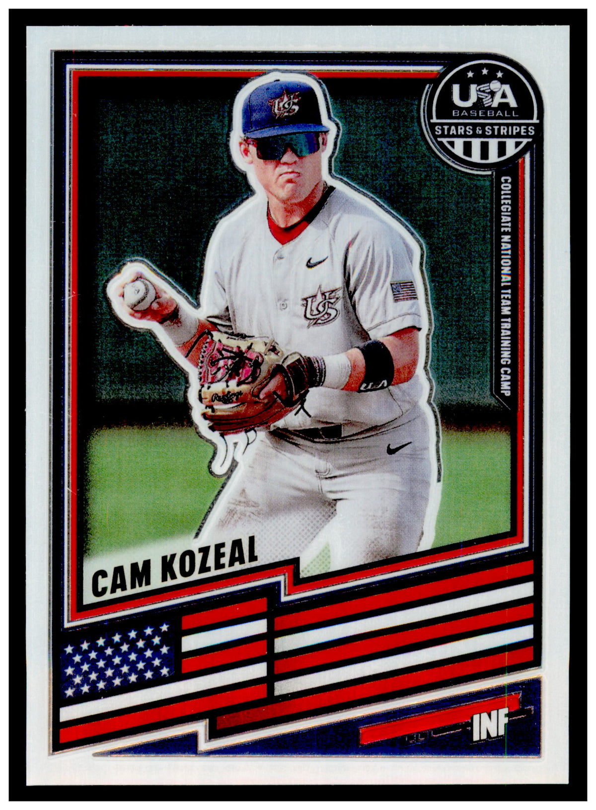 2026 Panini Stars & Stripes Prizm USA Baseball Cam Kozeal Card usa