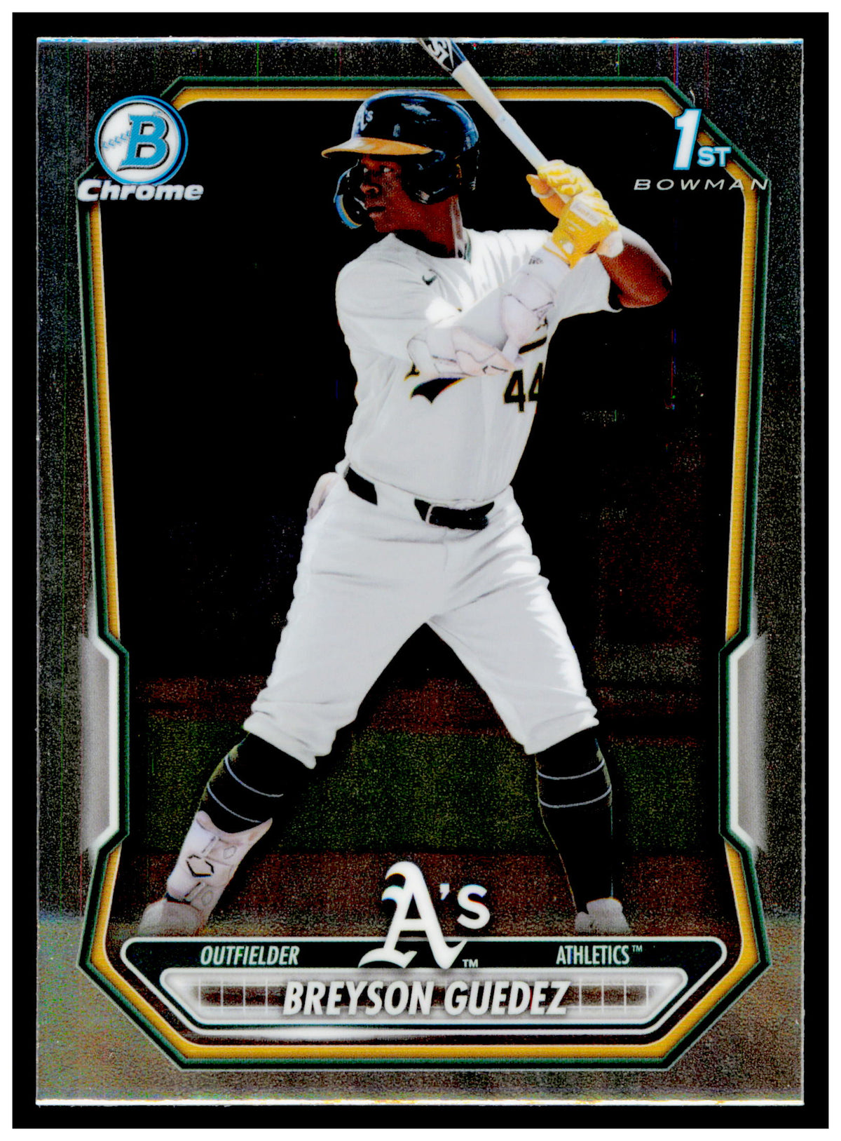 2026 Bowman Breyson Guedez Card Chrome Prospects Athletics