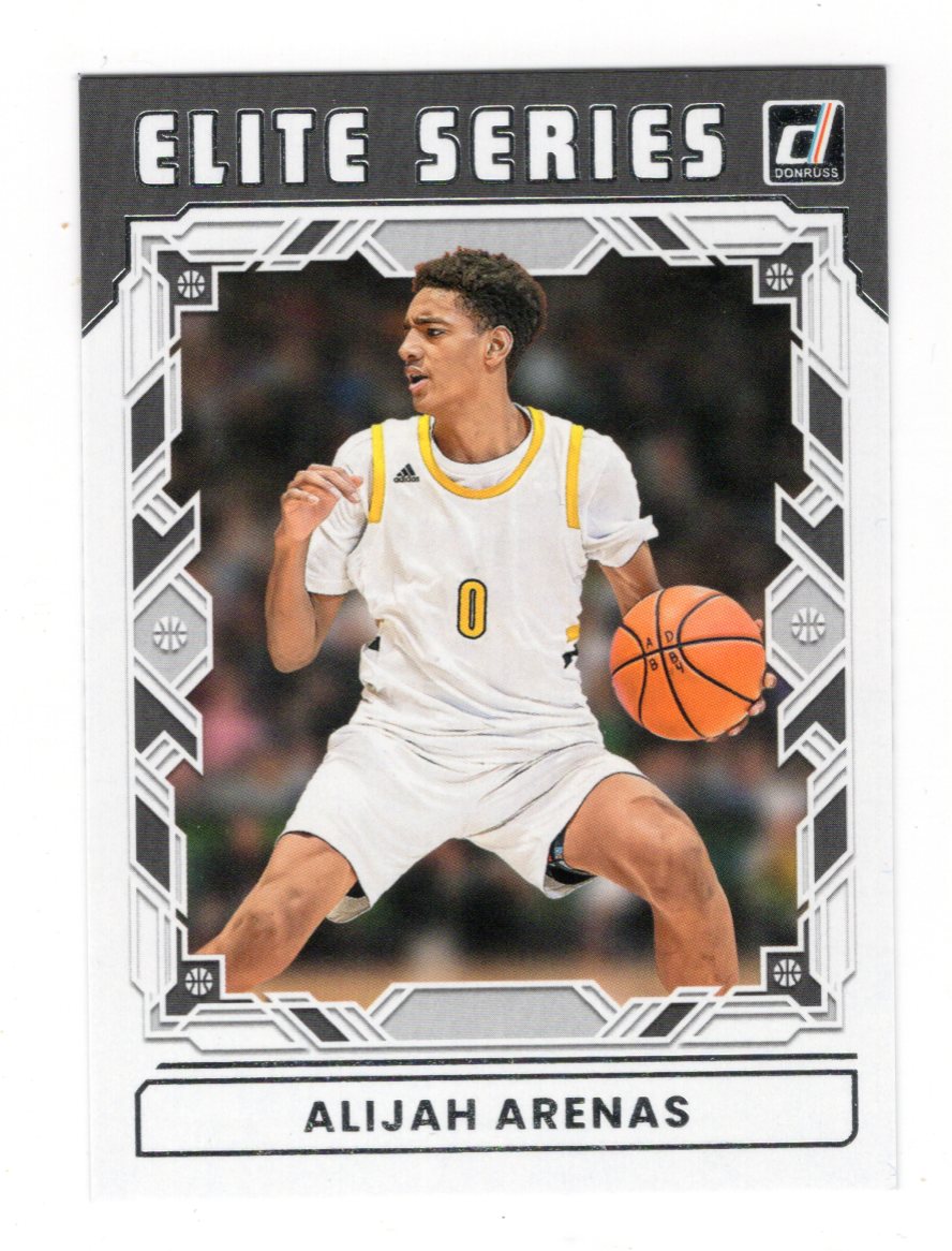 2025-26 Donruss Alijah Arenas Card Elite Series USC Trojans