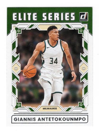 2025-26 Donruss Giannis Antetokounmpo Card Elite Series Milwaukee Bucks