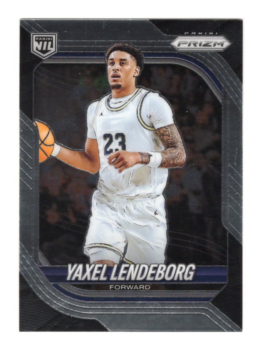 2025-26 Panini Prizm Yaxel Lendeborg Card Michigan Wolverines
