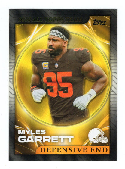 2026 Topps Flagship Myles Garrett Card 2025 All Topps Team Cleveland Browns