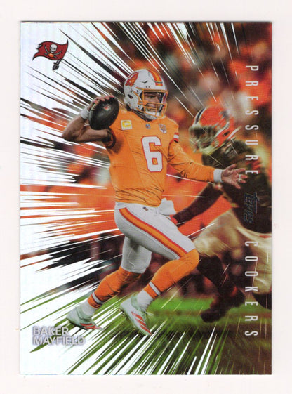 2026 Topps Flagship Baker Mayfield Card Pressure Cookers Tampa Bay Buccaneers