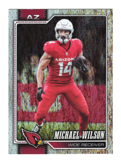 2026 Topps Flagship Michael Wilson Card Holo Foil Arizona Cardinals