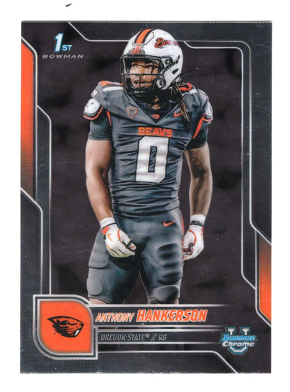 2025 Bowman University Chrome Anthony Hankerson Card Oregon State Beavers
