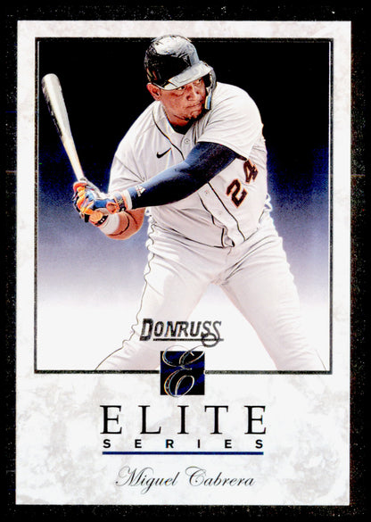 2026 Donruss Miguel Cabrera Card Elite Series Detroit Tigers